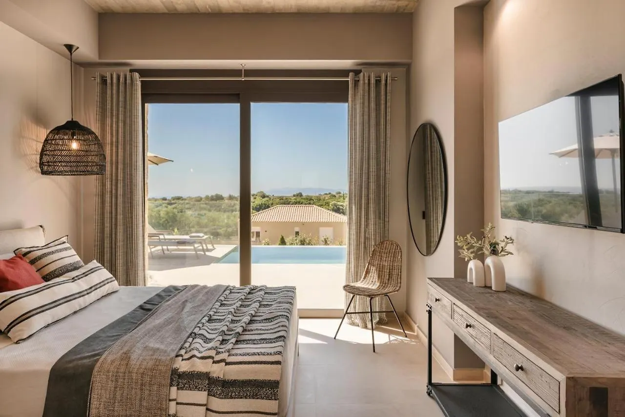 Golden Stone Made Villa In Karavados Village! Argostoli